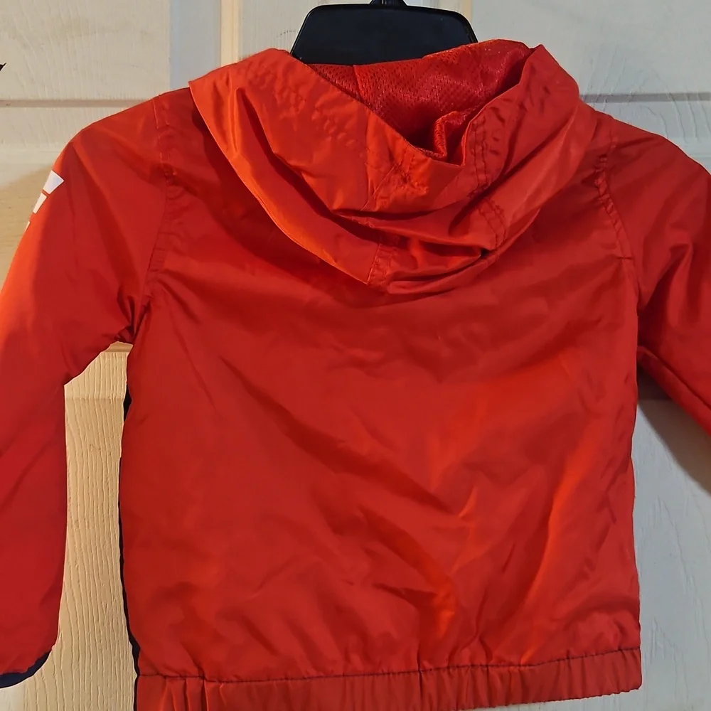 NIKE TODDLER WINDRUNNER JACKET: RED/BLUE: NEW WITH TAGS: SIZE 2T